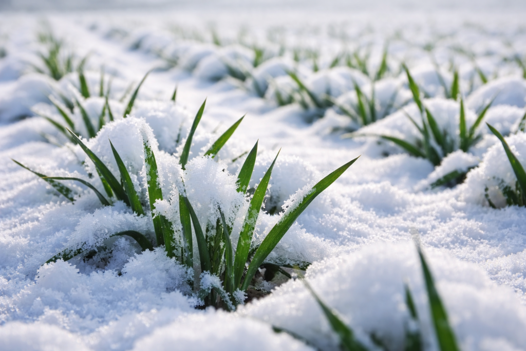 Agrometeorológia: kedvező a hó a növények számára