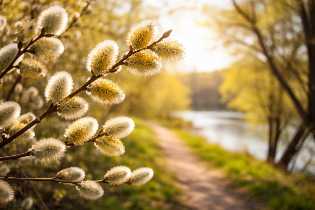 Virágzik a barka – a tavasz egyik első hírnöke a rétközi tájban