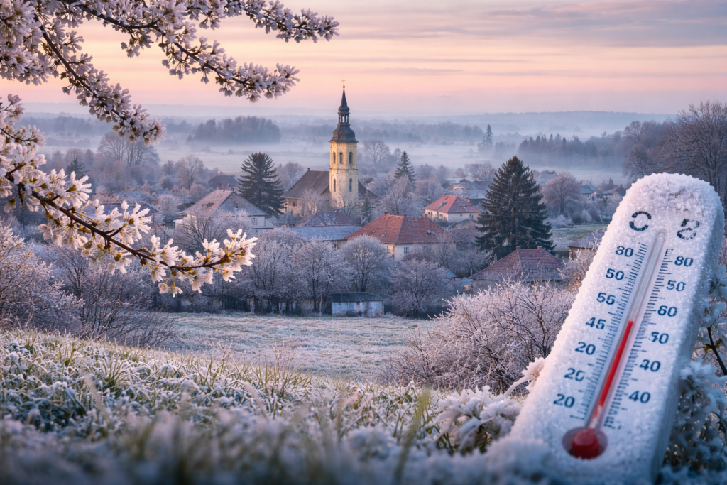 Nyírtasson dőlt meg az országos hidegrekord – a Rétköz szélén volt a leghidegebb az országban