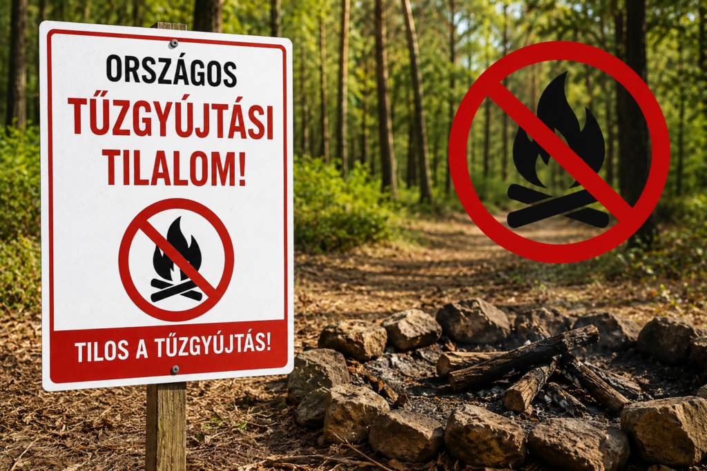 Országos tűzgyújtási tilalom van mától