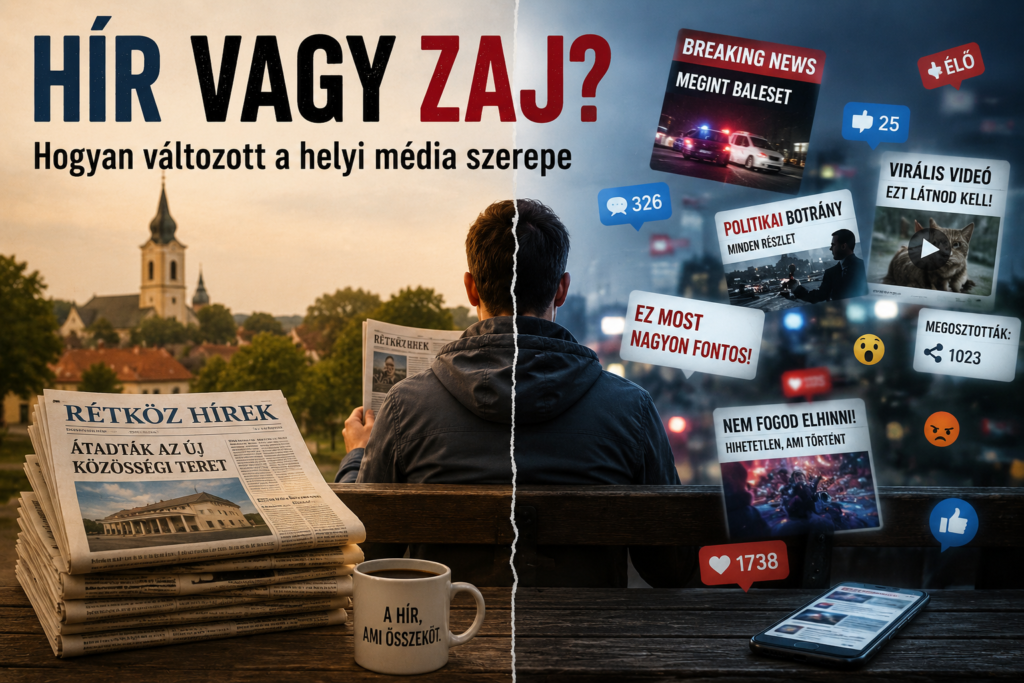 Hír vagy zaj? – hogyan változott a helyi média szerepe