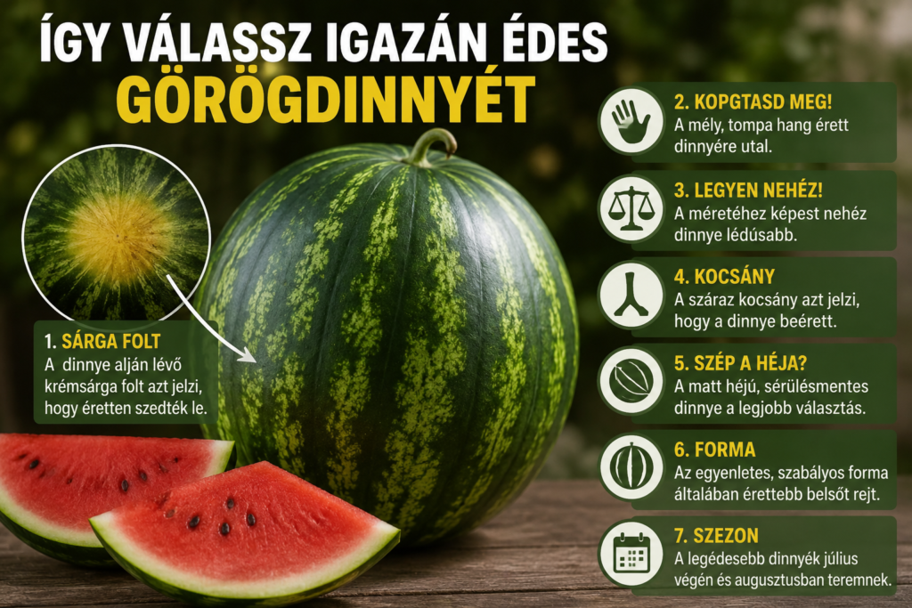 A legtöbben rosszul választanak görögdinnyét – ezt a 7 apró jelet figyeld, ha igazán édeset szeretnél