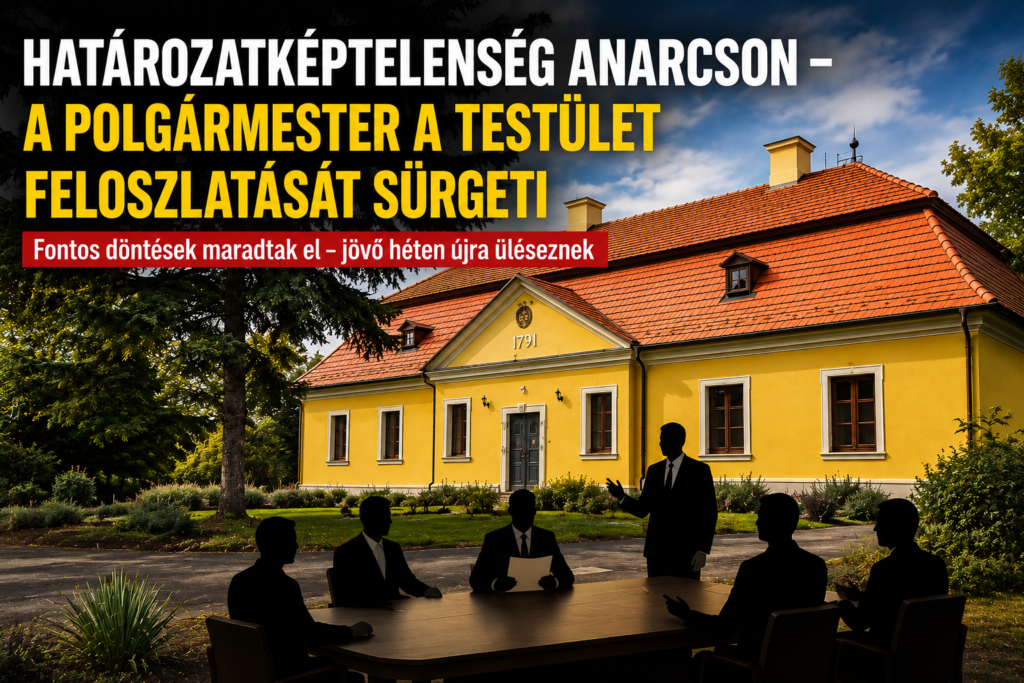Határozatképtelenség Anarcson – a polgármester a testület feloszlatását sürgeti
