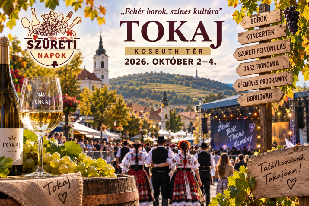 Három napra Tokaj lesz az ősz fővárosa – borok, szüreti felvonulás, Bagossy, BSW és Anna and the Barbies is érkezik