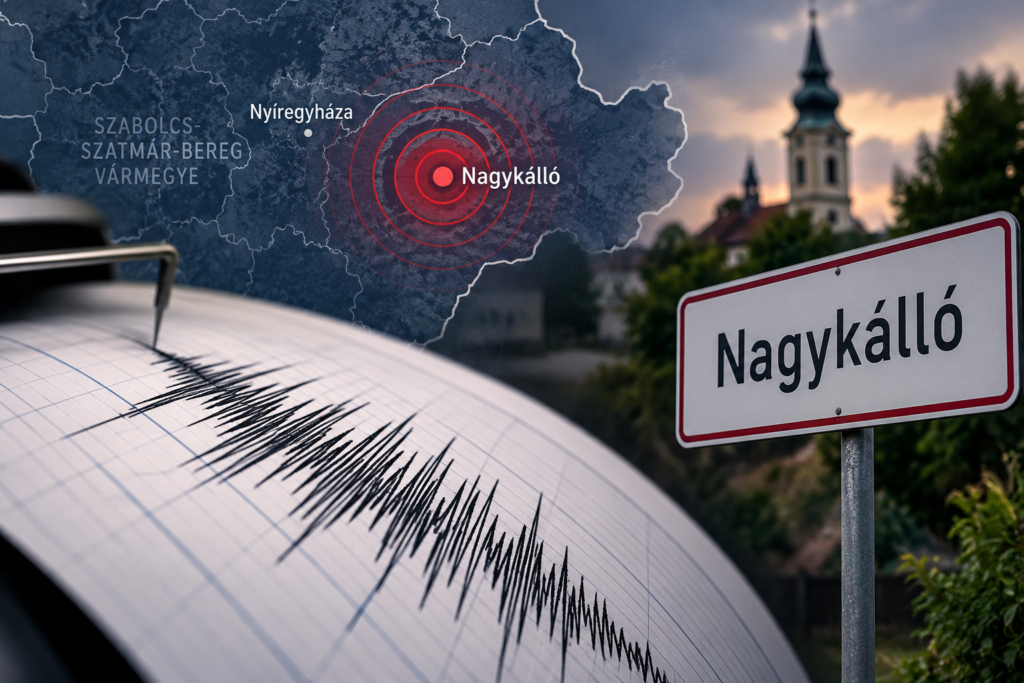 Megmozdult a föld Nagykállónál – Nyíregyházán is érezték a csütörtök esti földrengést