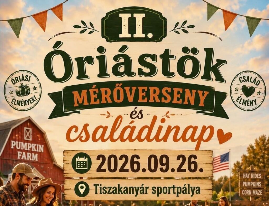 Tiszakanyáron rendezik meg a II. Óriástök Mérőversenyt