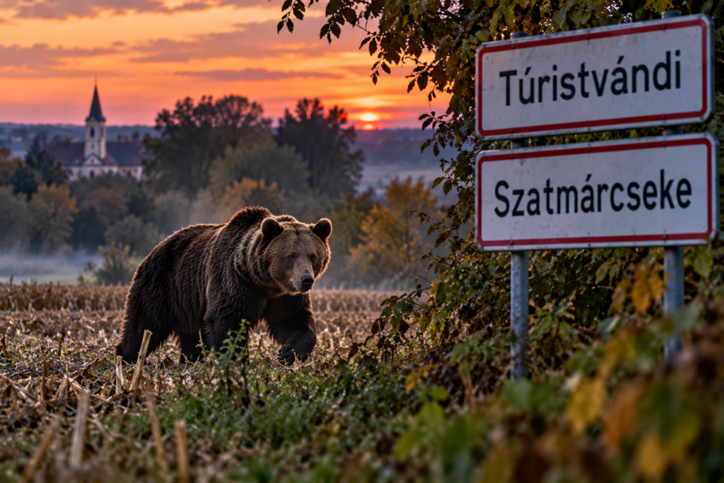 Újabb medveészlelés Szabolcsban: Túristvándi és Szatmárcseke között látták a nagytestű ragadozót